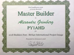 Winner of the Master Builder Fest 2018 